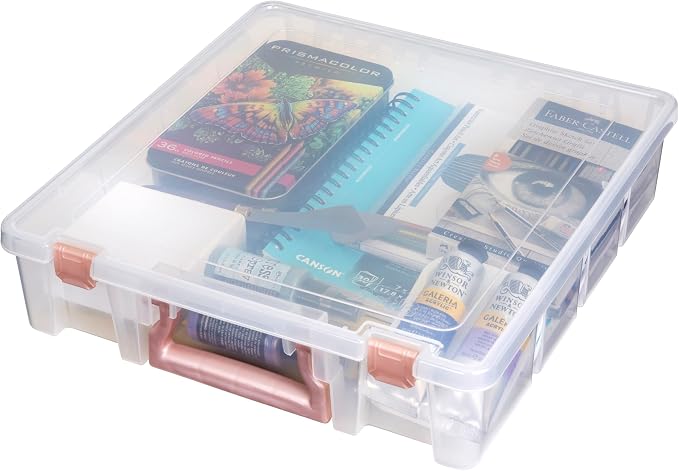 ArtBin 6955RL Super Satchel Compartment Box Clear Craft Organizer Storage Case - Image 4