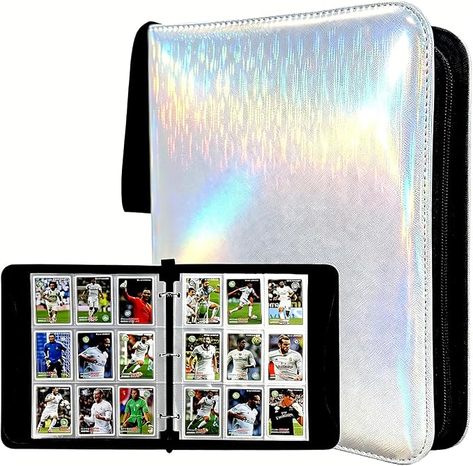 Sparkly Trading Card Binder 9-Pocket Zippered by Unknown