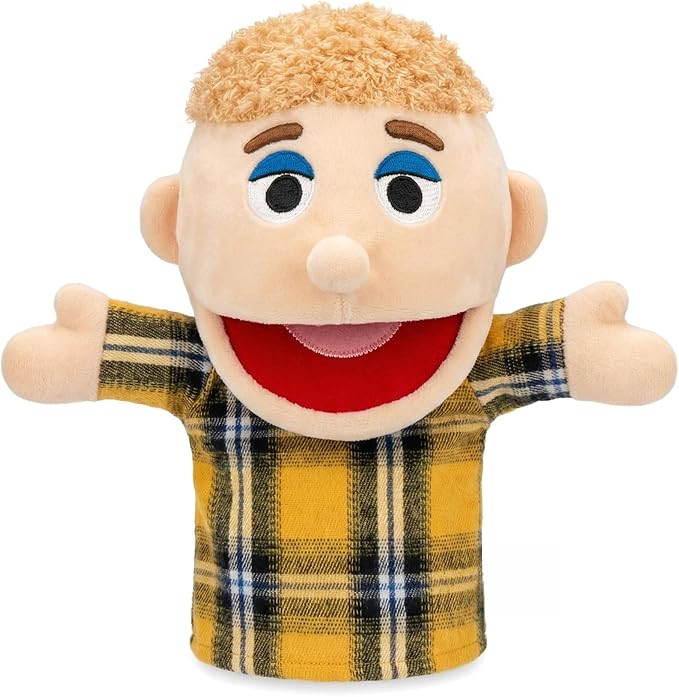 Family Hand Puppets for Kids, Includes Grandpa, Son by LOMTRATS