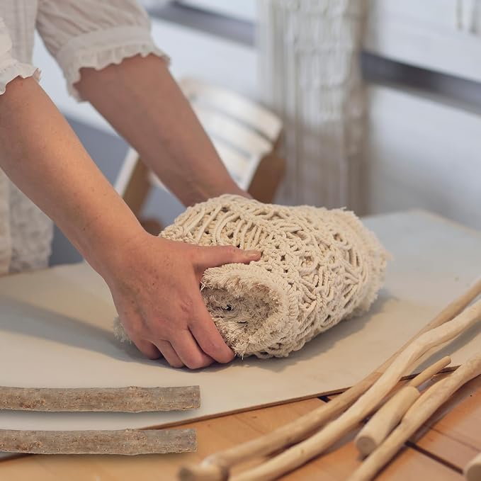 PATIKIL 4 Pcs / 20cm Wood Log Sticks, 0.6-1.2inch in Diameter Natural Driftwood - Image 5
