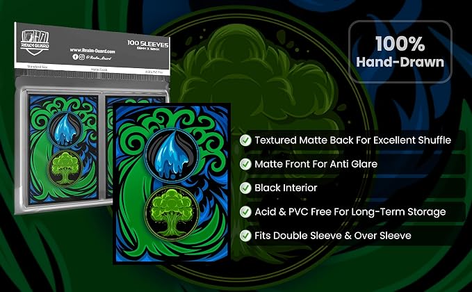 100ct Textured Matte TCG/MTG Card Art Sleeves - Image 5