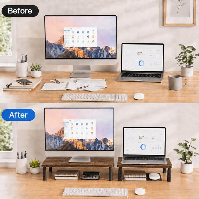 OPNICE Adjustable Monitor Stand Riser - Image 3