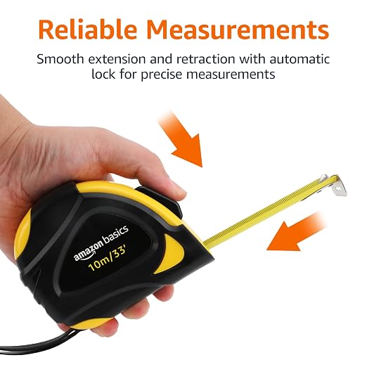 Amazon Basics Self-Locking Tape Measure - Image 3