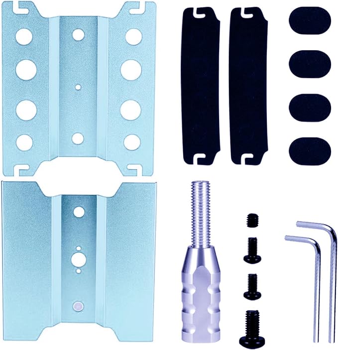 RC Car Repair Work Stand Lift Lower Adjustable Workstation Aluminum 360 Degree - Image 4