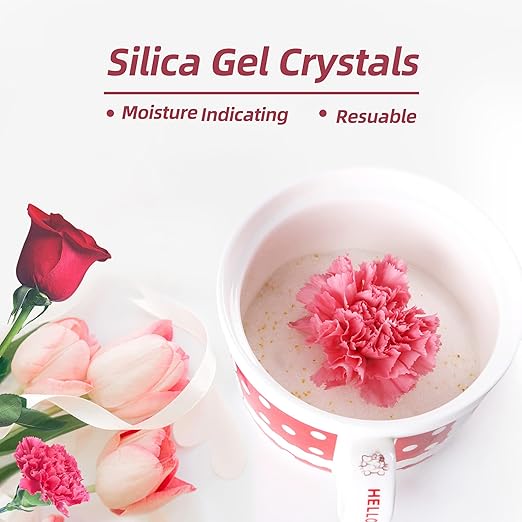 Wisesorb Silica Gel for Flower Drying, Silica Gel Flower Drying Crystals - Image 3