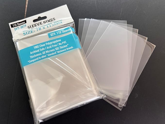 Sleeve Kings Standard Card Sleeves – 110 Count, Large Size, Compatible - Image 3