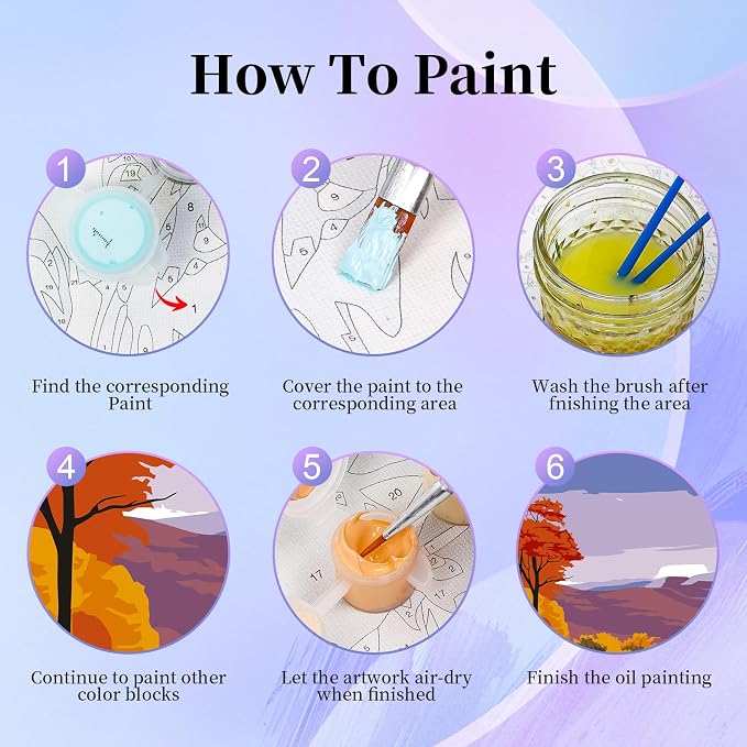 Okarina 6 Pack Paint by Numbers Kit - Image 6