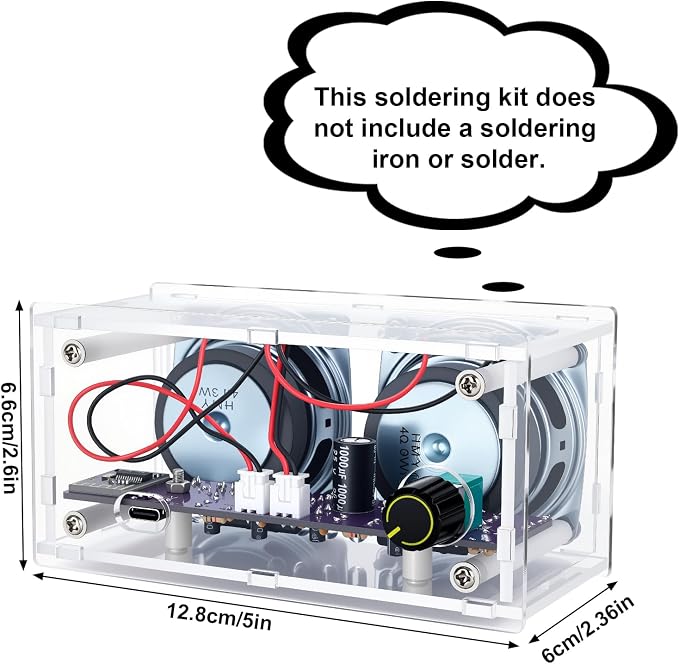 DIY Bluetooth Speaker Kit with LED Light Show - Image 6