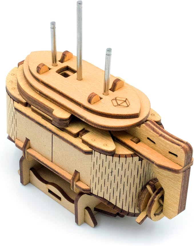 Tesla's Boat-Escape Room Game in a Box-Electronic Puzzle Box-Brain Teaser - Image 4