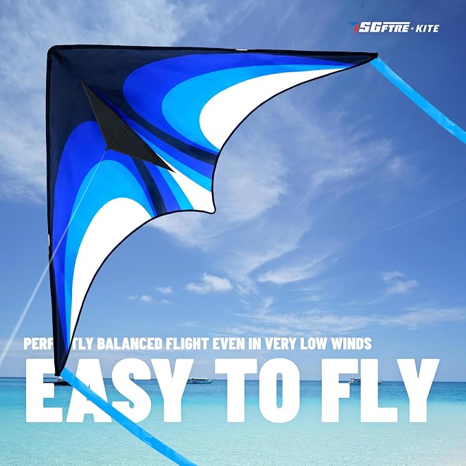 Delta Kite Set for Kids and Adults, Extremely Easy to Launch for Beginners - Image 5