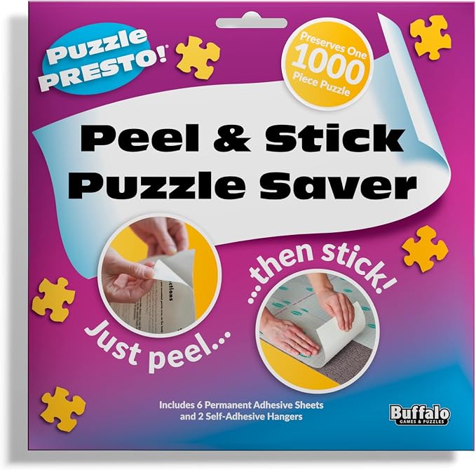 Puzzle Presto Peel & Stick Puzzle Saver Sheets by BuffaloGames