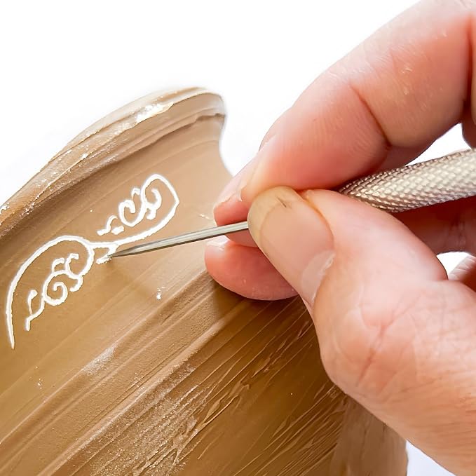 DIYOOHOMY Pottery Carving Tools, Clay Sculpting Tools - Image 4