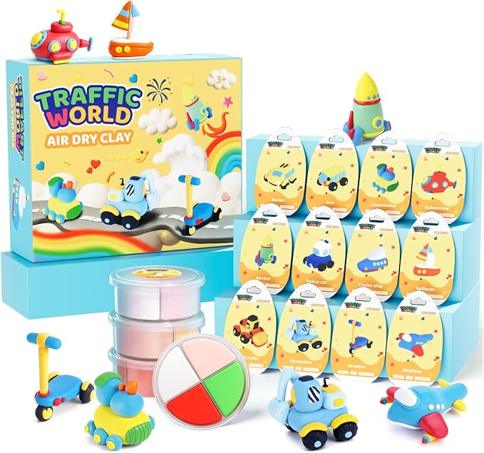 Air Dry Clay Kits for Kids by hittaty