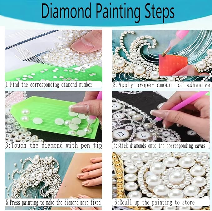 GEMFAMILY Elephant Diamond Pearl Art Kits - Image 8