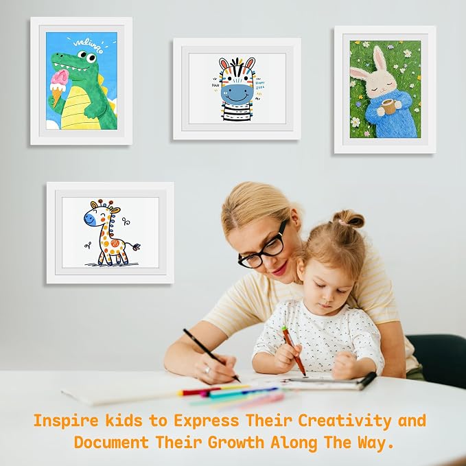 1 Pack Kids Artwork Frames Changeable 8.5 x 11 Inch Children Art Projects - Image 6