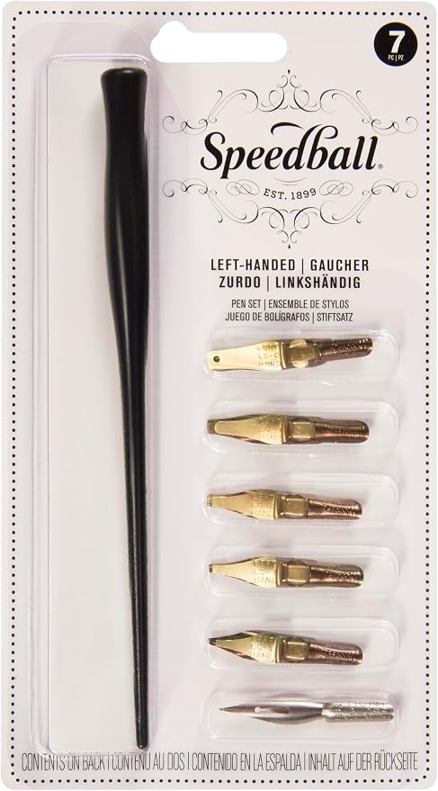 Speedball C-Series Lettering Pen Set, Left-handed by SpeedballArt