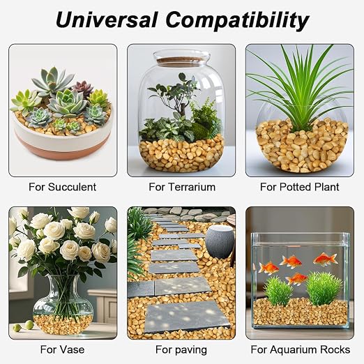 Fish Tank Rocks, Virekm River Rocks, Decorative Ornamental Pebbles Garden - Image 7