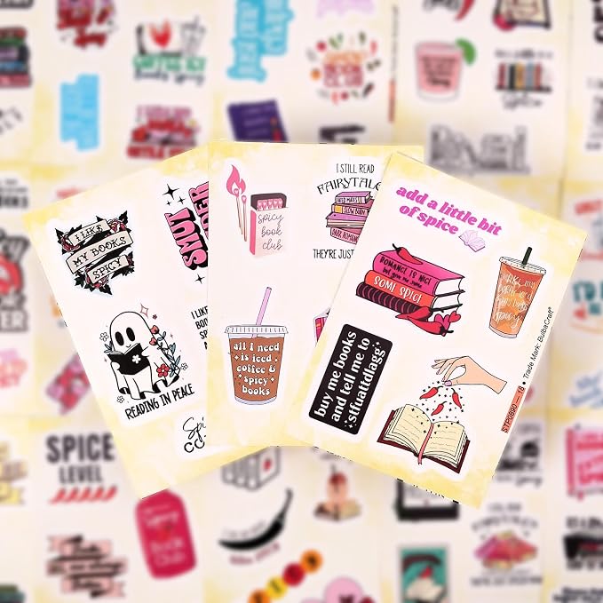 BulbaCraft Spicy Book Stickers, SMU tty Book Stickers - Image 6
