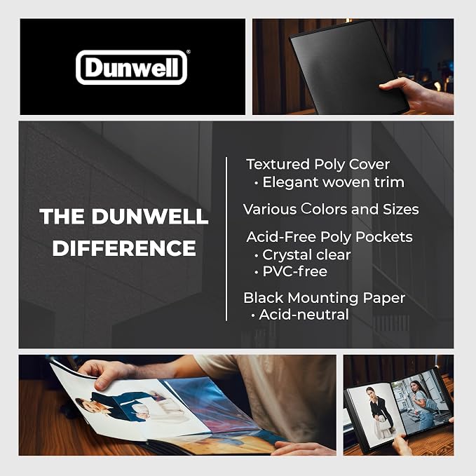 Dunwell Art Portfolio 8.5x11 Folder, Mounting Paper, Portfolio Binder - Image 8