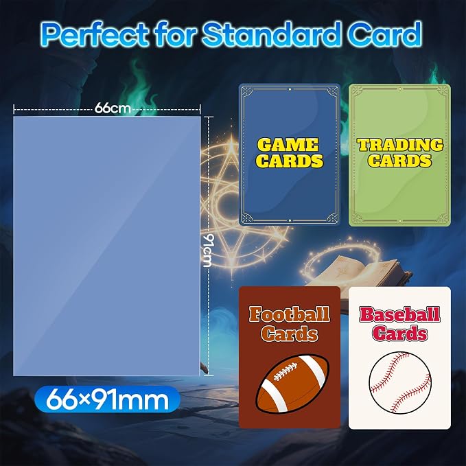 500 Count Card Sleeves, Matte Magic Card Sleeves, Smooth Shuffle & Tear - Image 5