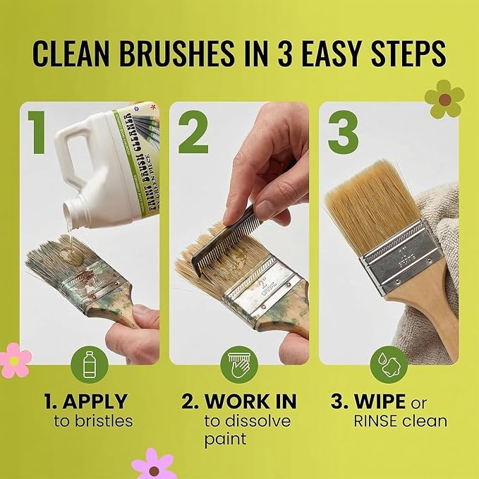 Green Piece® Paint Brush Cleaner & Restorer – 100% Natural, Non-Toxic Formula – - Image 6