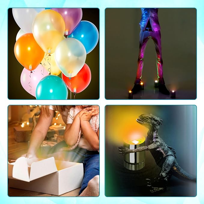 10pcs Miniature Led Lights, Tiny Small Led Lights Battery Powered Balloon Mini - Image 7