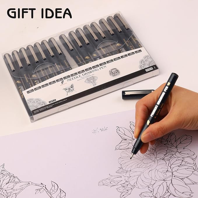 16 Pack Micro Fineliner Drawing Pens - Image 8