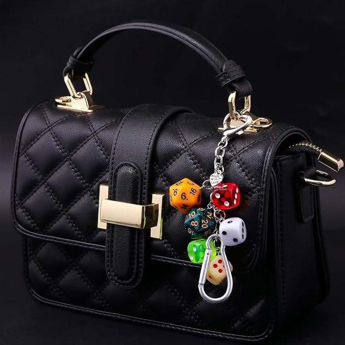 Dice Bag Charms Keychain for Women Men - Image 4