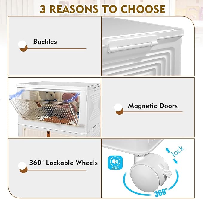 CTSNSLH 4 Tier Plastic Storage Bins - Image 6