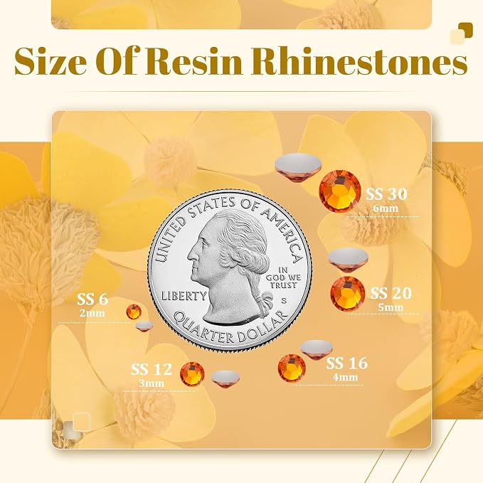 8000PCS 3mm Resin Rhinestones Bulk - Image 3