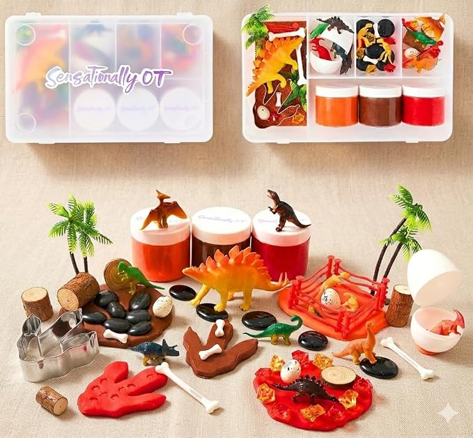 Ultimate Dinosaur Play Dough Kit – Perfect Holiday Gift by SensationallyOT