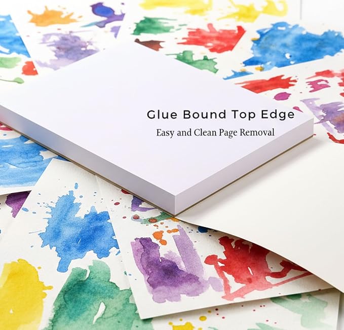 100 Sheets - Watercolor Paper Pads - Premium Thick Pages - Also Great - Image 3