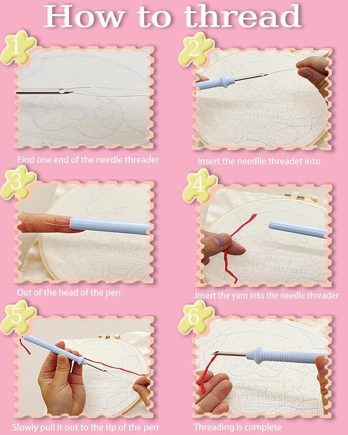 TCDZMYGS Turkey Punch Needle Kit, Thanksgiving Punch Needles Kits - Image 6