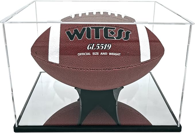 Self-Assembly Acrylic Football display case by WANLIAN