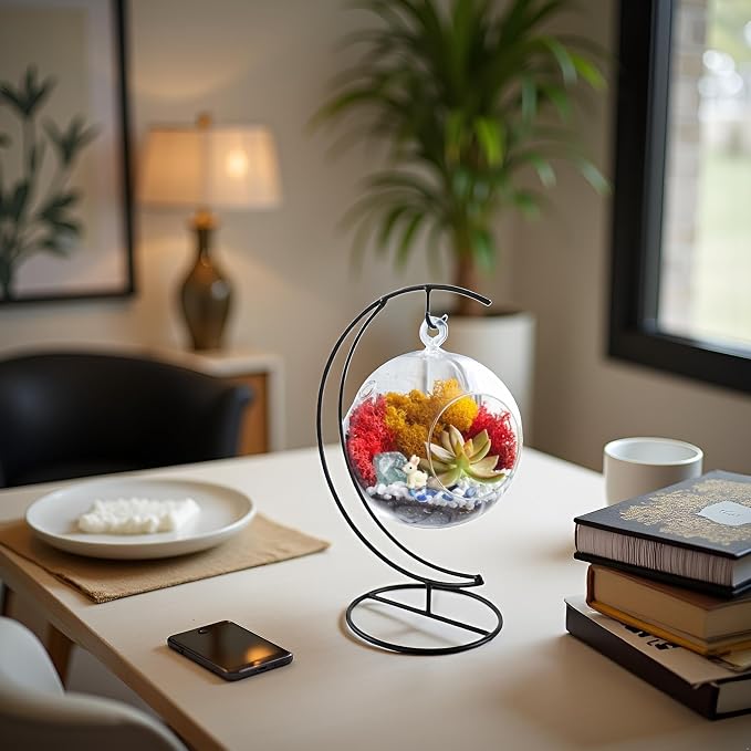 Creations by Nathalie DIY 5" DIY Globe Terrarium Kit - Image 9