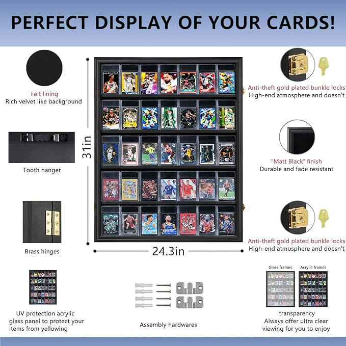 VERANI 35 Baseball Card Display Case - Image 3
