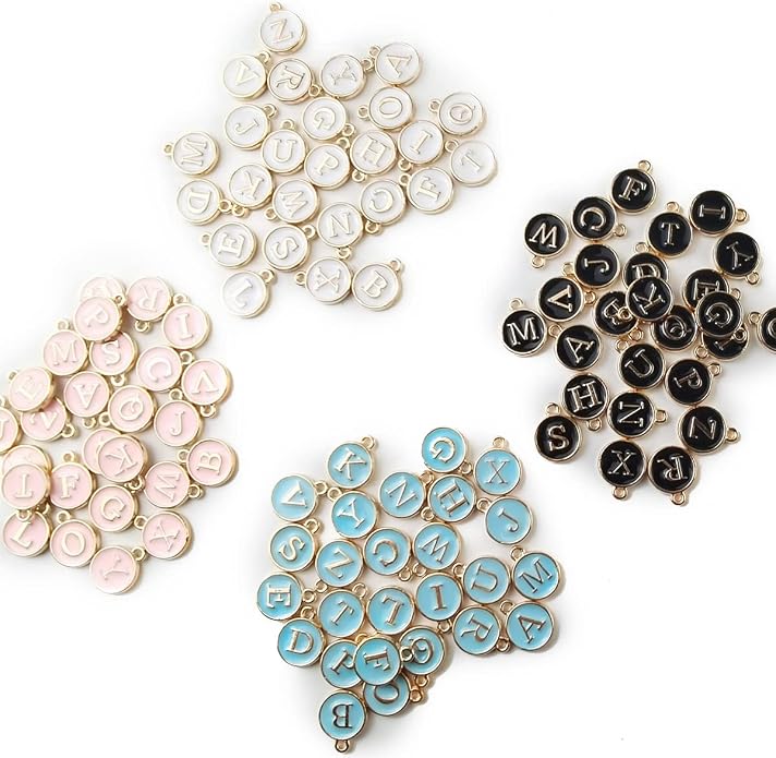 NSBELL 104PCS Letter Charms for Jewelry Making - Image 3