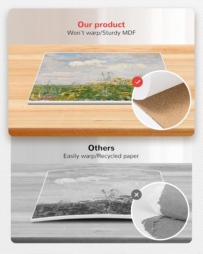 40Pcs 11x14inch Canvas Boards for Painting, Art Canvas Panels 100% Cotton | - Image 3