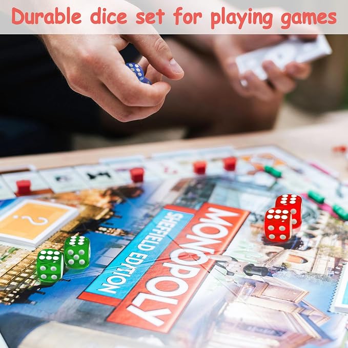 300 Pieces Colored Dice Bulk Set 14 MM 6 Sided Standard Dices - Image 6