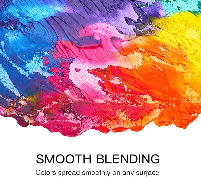 GOTIDEAL Acrylic Paint Mid Yellow Tubes Non Toxic Non Fading, Rich Pigments - Image 6