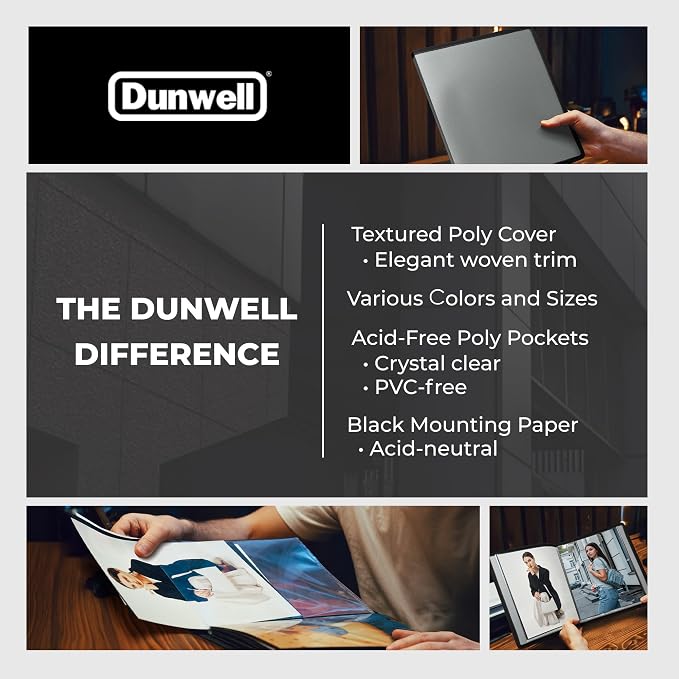 Dunwell Art Portfolio 8.5x11 Folder, Mounting Paper, Portfolio Binder - Image 8