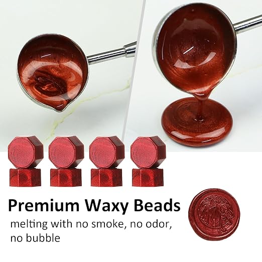 1200 Pcs Assorted Wax Seal Beads Bulk, Andotopee Sealing Wax Beads - Image 3