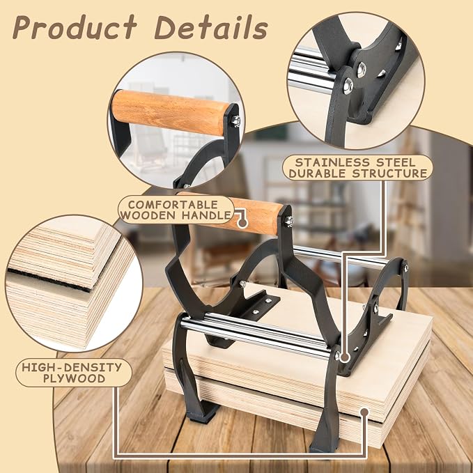 TOPOWN Linocut Printing Hand Lever Press Machine, Linocut Press Machine - Image 3