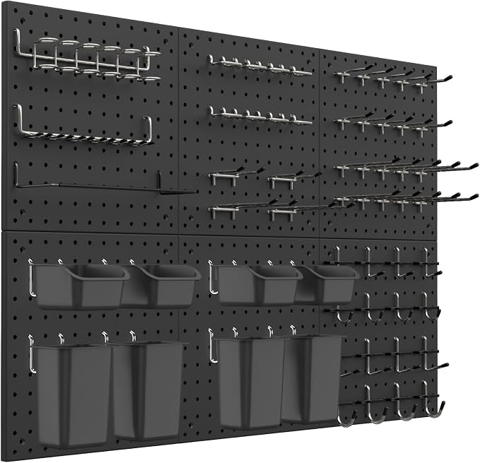 Peg Board Kit, Includes Pegboard and Accessories, by Daanxw