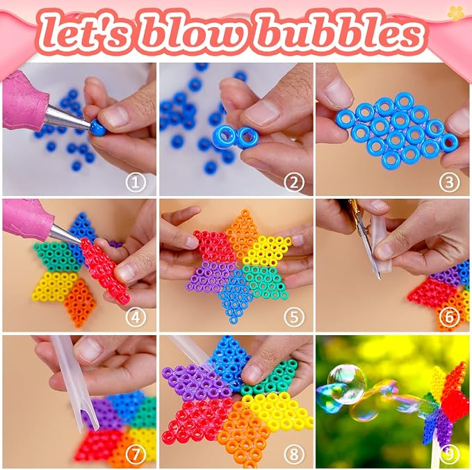 Iooleem Pony Beads, Beads for Jewelry Making, Beading Supplies, Arts & Crafts - Image 3