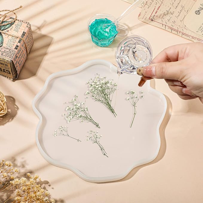 Tinideya 100 Pcs Dried Babys Breath Flowers Bulk Babys Breath Real Pressed - Image 7