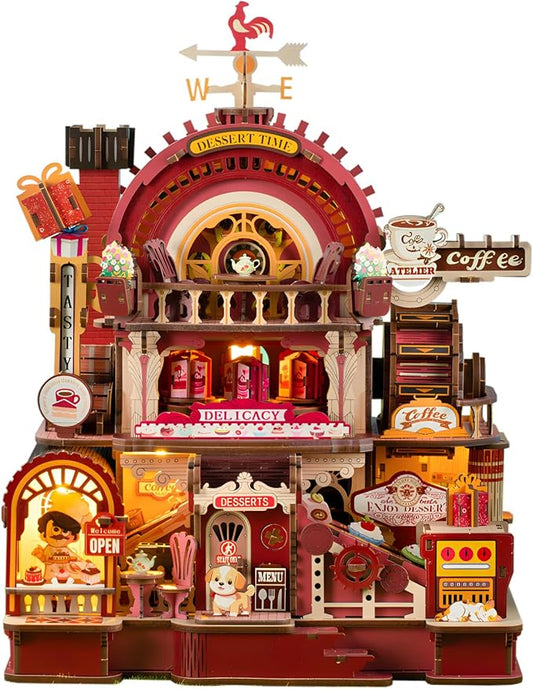 DIY 3D Wooden Puzzles for Adults, Dessert Atelier Electrically Powered – by LogicTwist