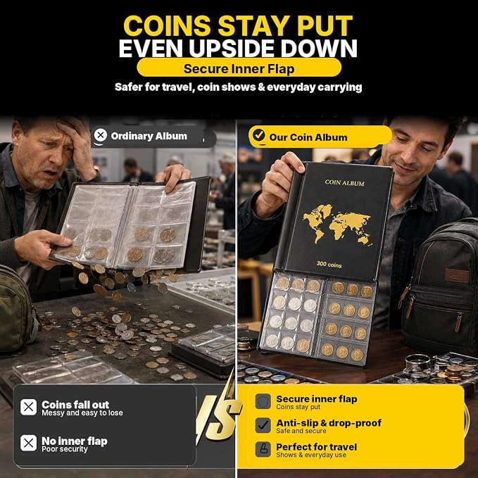 ANKHOH Coin Collection Book Holder Album - Image 2