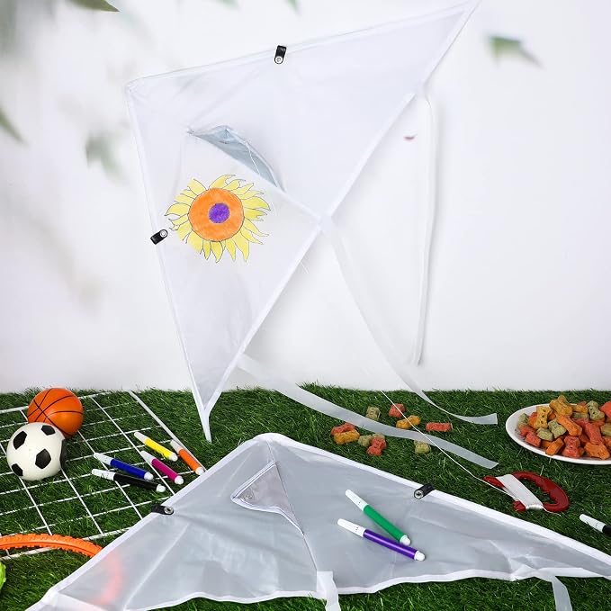 Honoson 20 Pieces DIY Blank Kite - Image 6