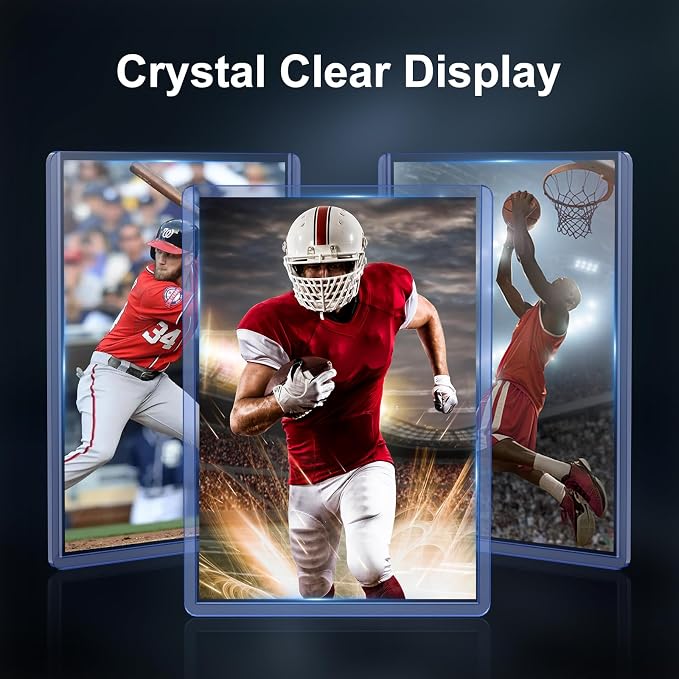 400 Card Sleeves Hard Plastic, Premium Trading Card Holder - Image 2